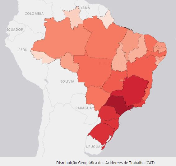 571.000 NOTIFICAÇÕES DE ACIDENTE DE TRABALHO EM 2021 – VEJA POR REGIÕES